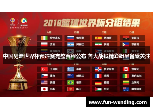中国男篮世界杯预选赛完整赛程公布 各大战役精彩纷呈备受关注